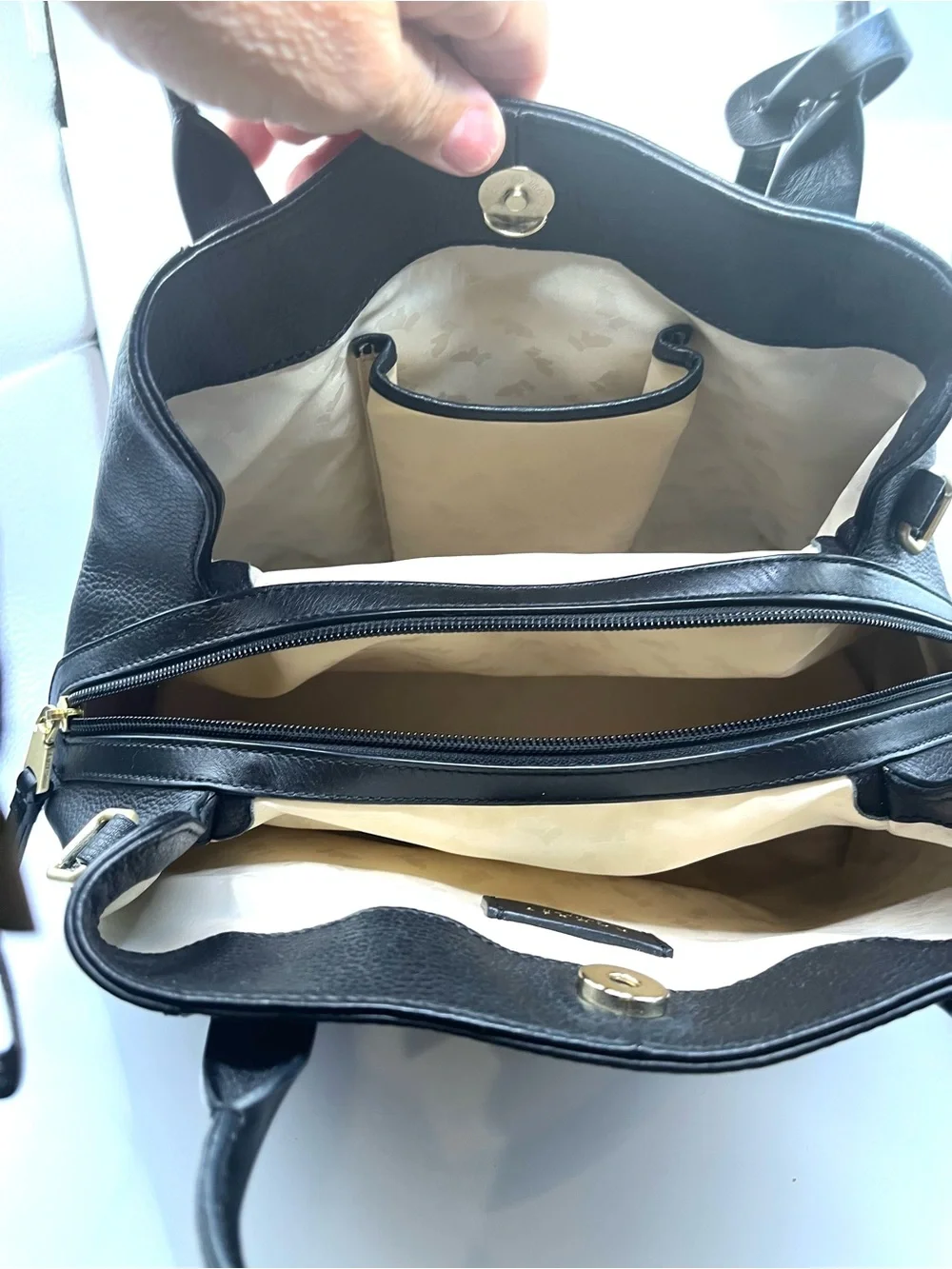 Radley London Provence Street Purse Multiway Black Pebble Leather